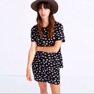 Madewell Floral Button Back Blouse